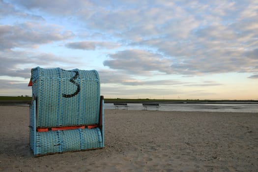 On the beach