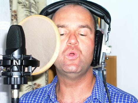 In the studio