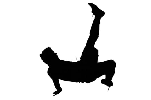 Drop back ornament - line drawing