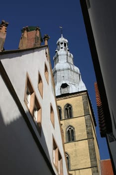 St,Nicolai in the old Hanseatic city of Lemgo in Lipperland (North Rhine-Westphalia)