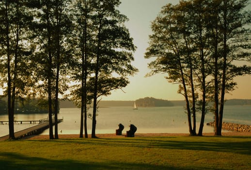 Peace and quiet by the lake