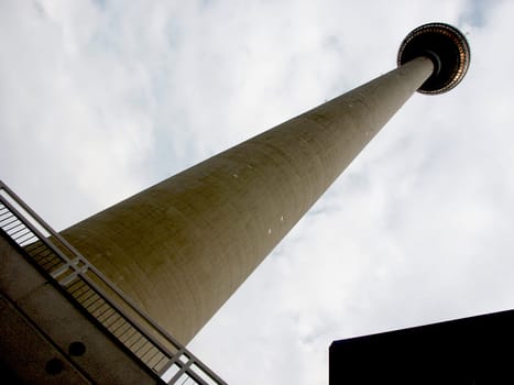Radio tower from below