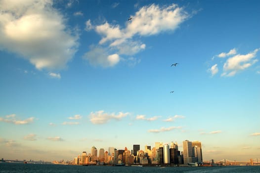 von Staten Island Fähre aus gesehen