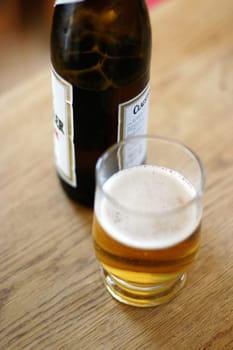 ((beer glas) or (beer bottle) or (beer and drink) or (beer and enjoy)) without cocktail