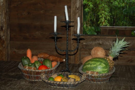 Still life with fruit