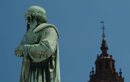 Johannes Gutenberg monument in Mainz,Germany