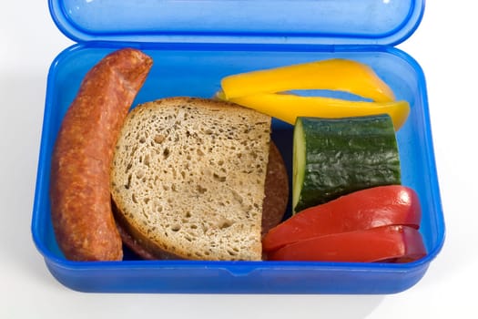 Filled lunch box