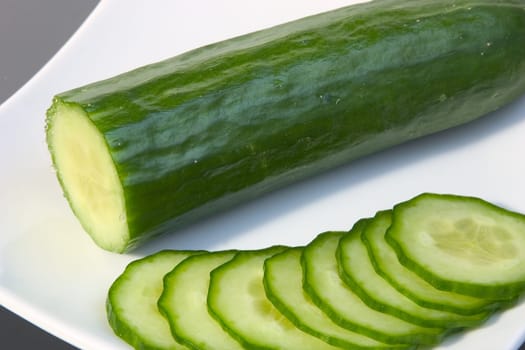 Cucumber slices