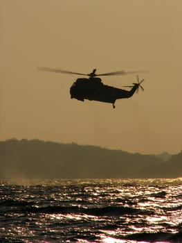 Exercise in front of Sønderborg.