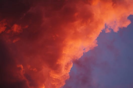 Smoke from a large fire