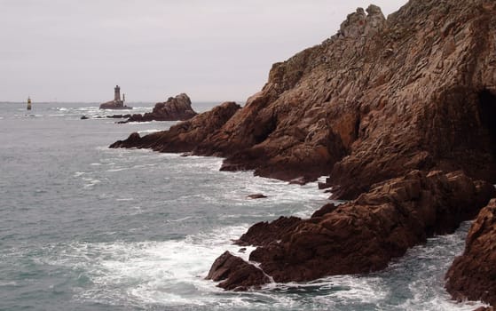 Pointe du Raz in Brittany,France.