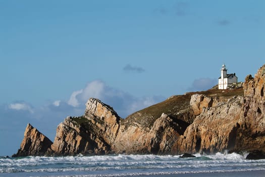 Coast in Brittany,France.