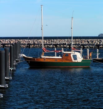 In the harbour