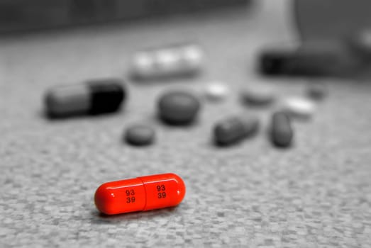 Capsule in Red