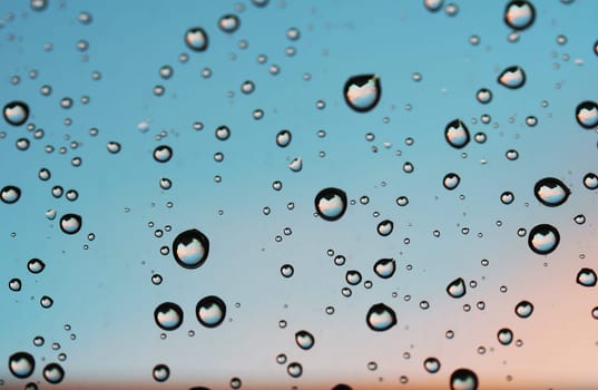 Sunset rain