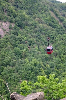 Cable car from Thale to the Hexentanzplatz (Harz)
