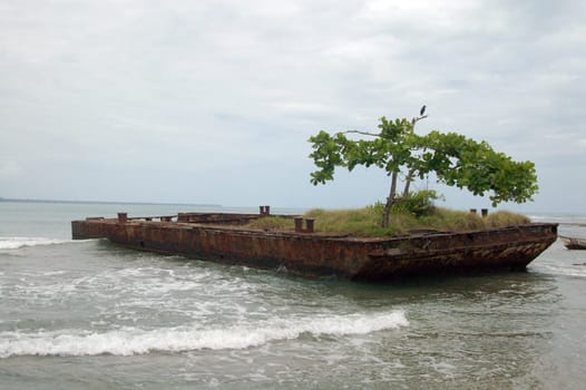 ... on the Caribbean beach of Costa Rica. It's been a while...