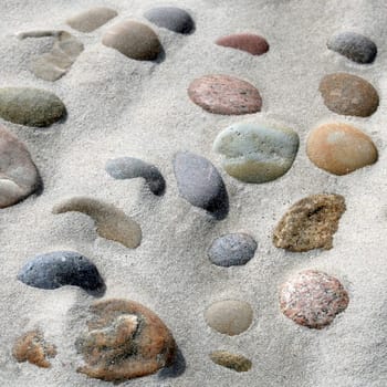 Beach stones