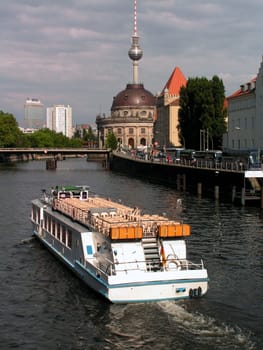 View from the Weidendamm Bridge