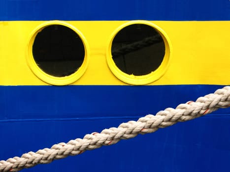 Detail photo of a ship in the port of Flensburg. A big "thank you"" to Bernd.Klein for the suggestion,it was only through his pictures that I got an eye for such details."