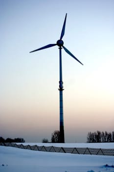 Wind Turbine - Sunset