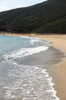 One of the last natural beaches in Mykonos.