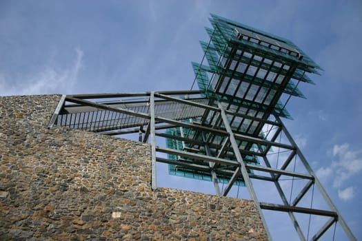 Observation tower - only for those with a head for heights!