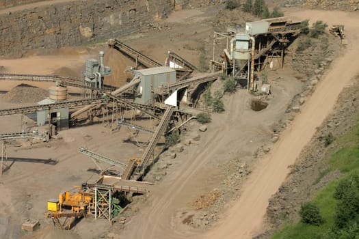 View of a quarry