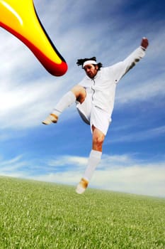 Shot in the jump
