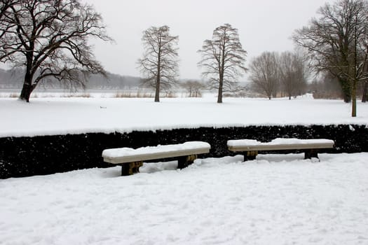 Snow banks