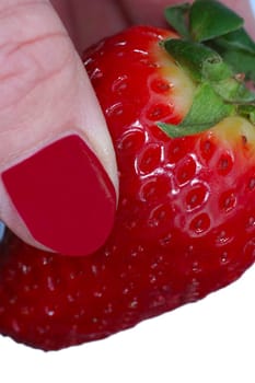 Ripe strawberry