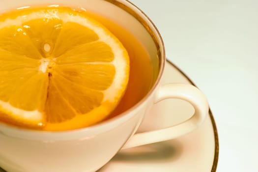 Tea with lemon