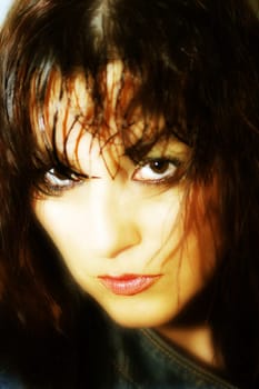 serious look