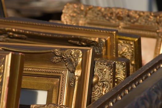 Gold frame