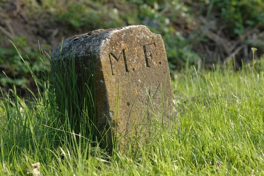 Old boundary stone