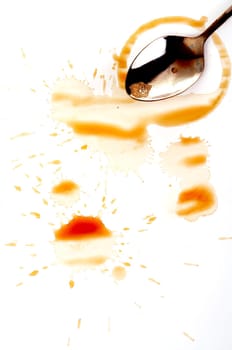 Coffee splashes
