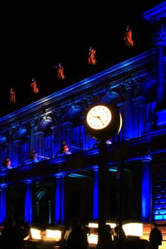 Uhr an der Börse,Frankfurt