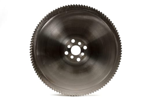 Saw blade isolated on white background