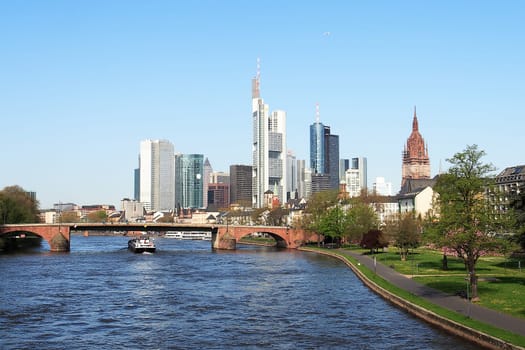 Frankfurt in spring,later