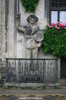 The Roland at the town hall of Quedlinburg