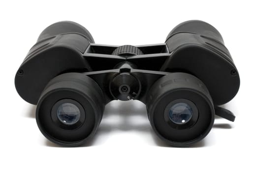 Binoculars with clipping path