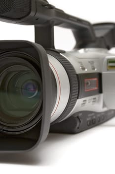 Professional camcorder detail