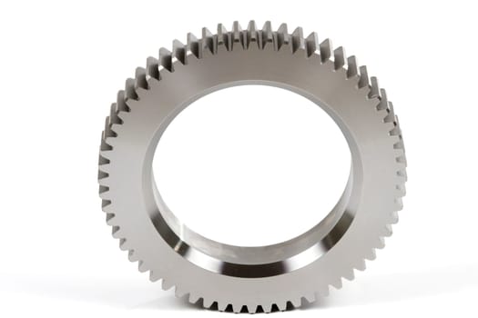 Gear isolated against a white background