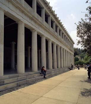 ... at the ancient agora - 6x7