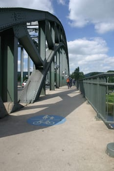Weser Bridge in Rinteln (Lower Saxony)