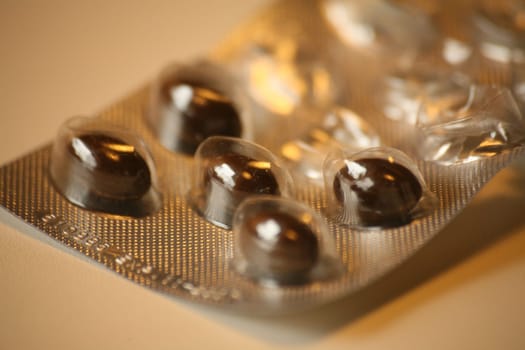 Capsules in packaging