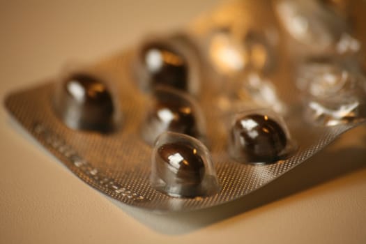 Capsules in packaging