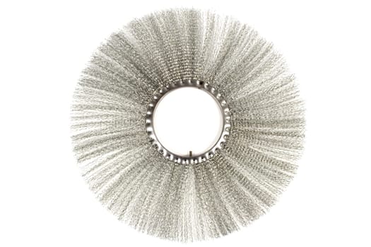 Replacement brush of a sweeper isolated on a white background