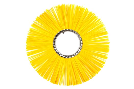 Replacement brush of a sweeper isolated on a white background