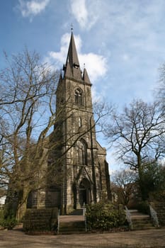 The church,built in the years 1884-1888 on the former bastion "Hessen"" in neo-Gothic style,was dedicated to St. Sturmius,a disciple of St. Boniface."